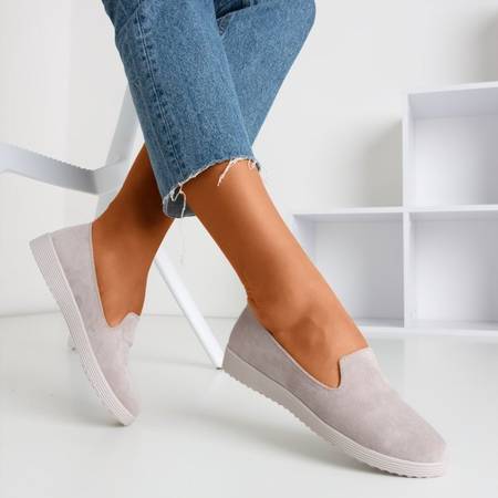 Beige loafers Isyda - Footwear 1