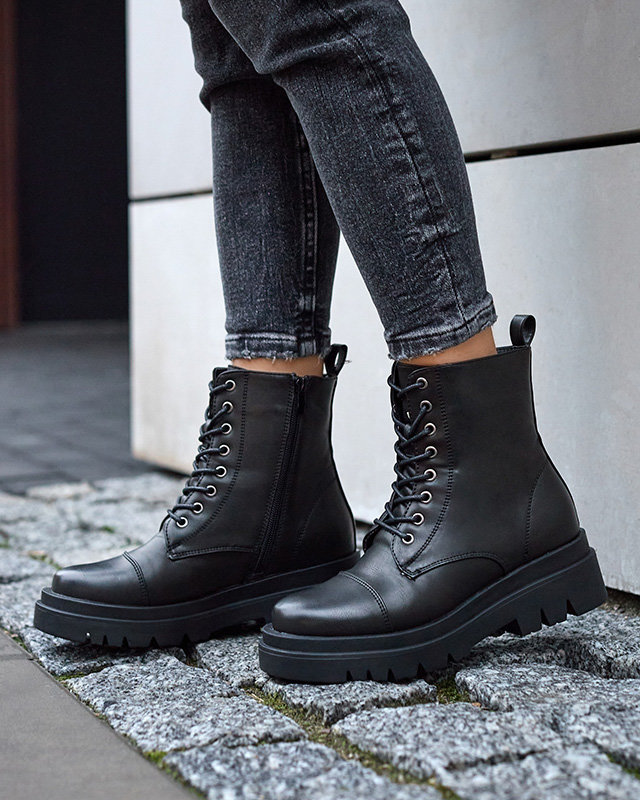 Black women's bagger boots Toppeto- Footwear