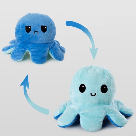 Blue octopus plush toy