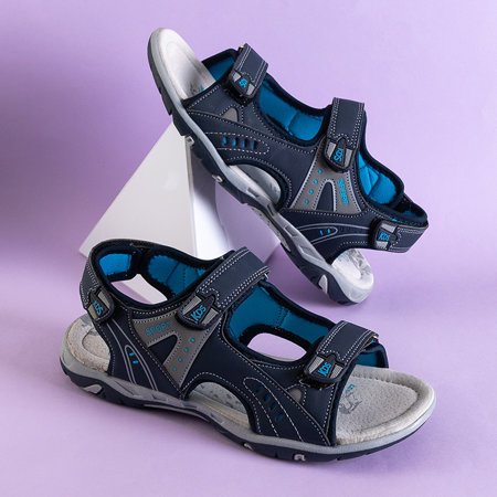 Boys' navy blue Velcro sandals Topise - Shoes