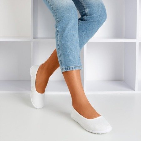 Calicija white women's slip-on sneakers - Footwear 1