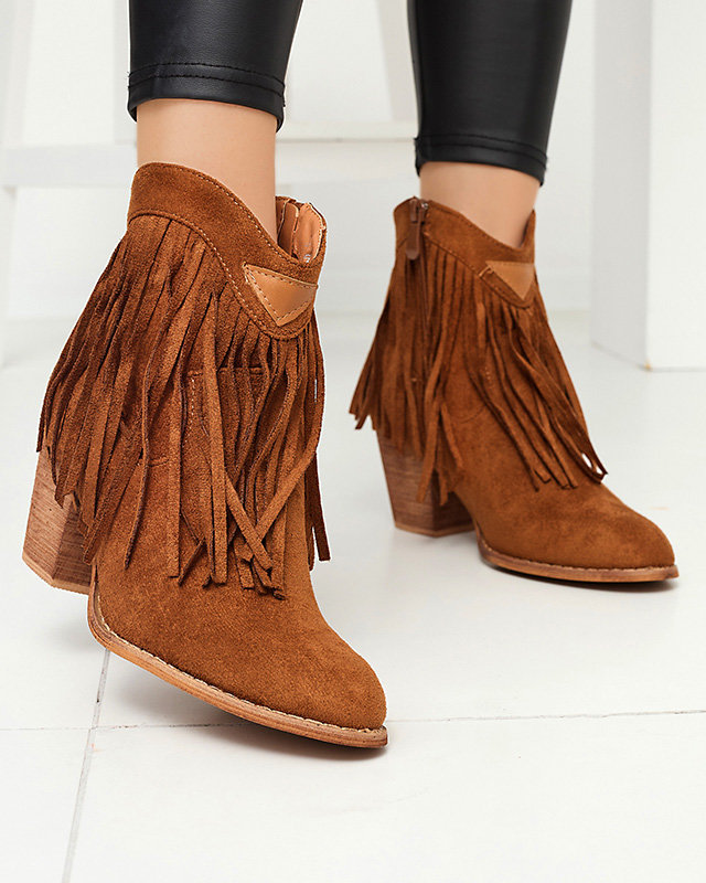 Camel women's boots a'la cowboy boots Versidi- Footwear
