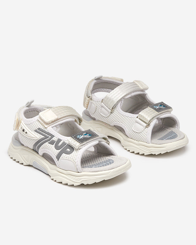 Doniso white children's sandals - Footwear