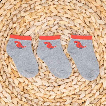 Gray children's socks 3 / pack - Socks