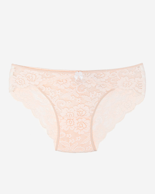 Lace women's panties, powder-colored panties - Underwear