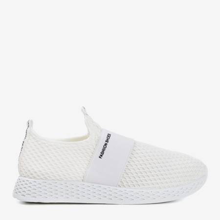 Ladies 'white slip sports shoes - on Andalia - Footwear