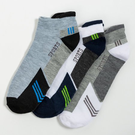 Men's colorful ankle socks 3 / pack - Socks