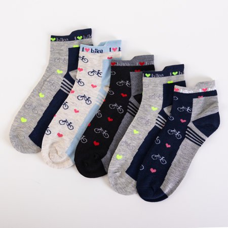 Multicolored women's socks with print 5 / pack - Socks