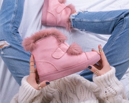 OUTLET Beatris' pink snow boots - Footwear