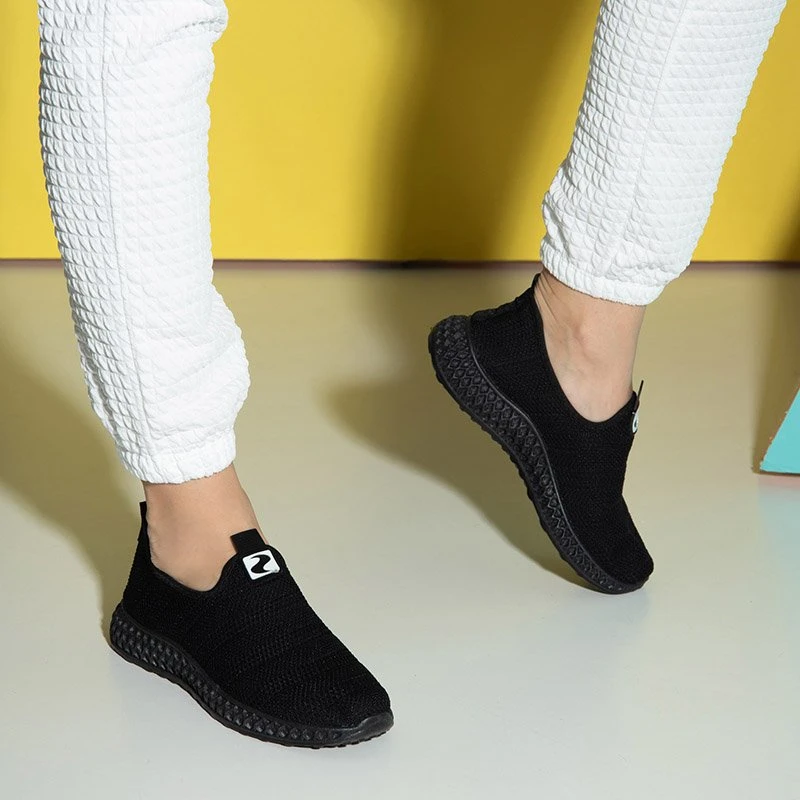 OUTLET Black slip on Nandina sports shoes - Footwear