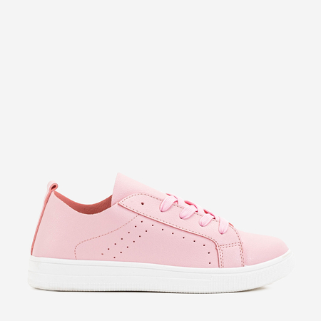Pink Women's Layli Lace-Up Sneakers - Footwear