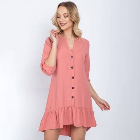 Pink frill dress - Clothing