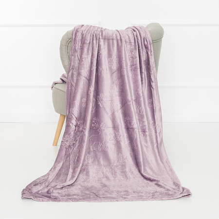 Violet throw blanket 160x200 - Blankets
