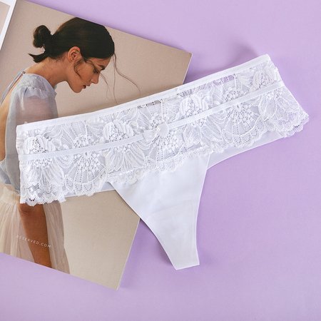White lace brasilians - Underwear