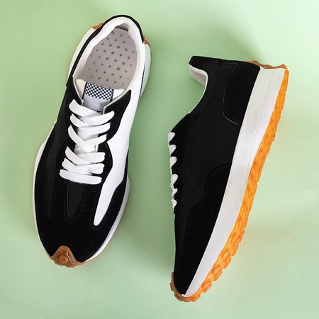 Willy black and white men's sports shoes - Footwear