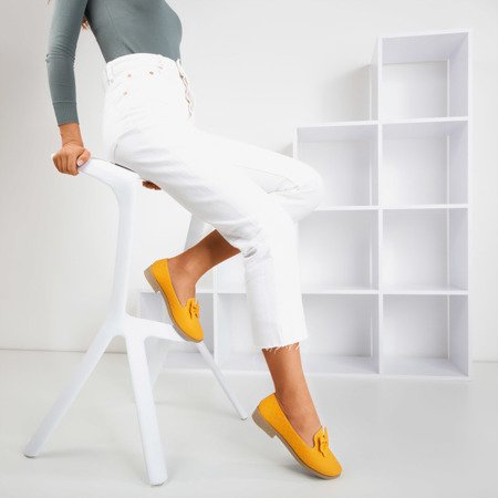 Yellow loafers with Flavisa bow - Footwear 1