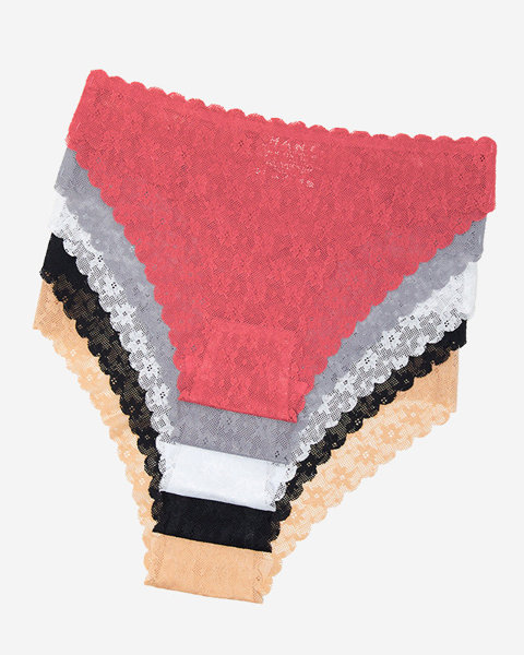 5 Pack Seamless Lace Women's Briefs Briefs - Underwear