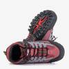 Aliccer black and red women's sports shoes - Footwear