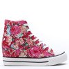 Anybys pink wedge sneakers - shoes