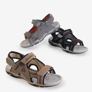 Beige boys 'Monekin velcro sandals - Footwear