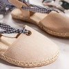 Beige espadrilles with an open heel Papavero - Footwear