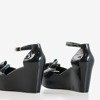 Black Aoxanea wedge sandals - Footwear
