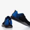 Black and navy blue men's sports shoes Forsage - Footwear 1