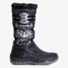 Black children's snow boots Iana - Shoes
