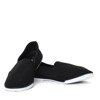 Black, fabric slip on Sky- Footwear 1