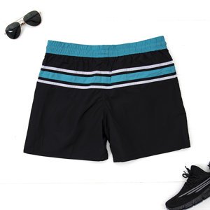 Black men's sports shorts shorts - Clothing
