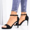 Black sandals on a high heel Florent - Footwear 1