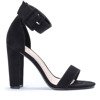 Black sandals on a post with Katie clasp - Footwear 1