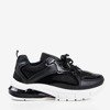 Black sport sneakers on the Igalea platform - Footwear 1