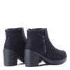 Black suede ankle boots Amika - Shoes