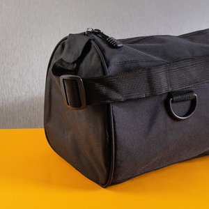 Black unisex sports bag - Accessories