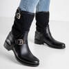 Black women's boots a'la galoshes Graca - Footwear