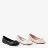 Black women's eco-leather ballerinas Dafna - Shoes