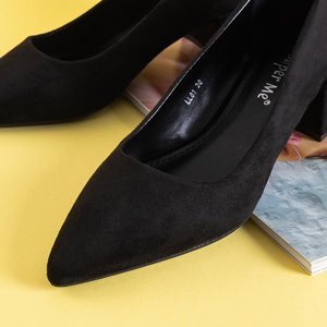 Black women's eco-suede Taira pumps - Footwear