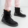 Black women's snow boots with fur Nosesi - Footwear