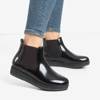 Black women's wedge boots Stasia - Shoes
