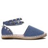 Blue, exposed espadrilles with Margen studs - Footwear 1