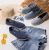 Blue fabric espadrilles a'la jeans Timsaio - Shoes