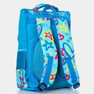 Blue girls 'backpack with patterns - Accessories