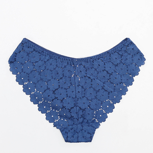 Blue lace panties for women - Underwear