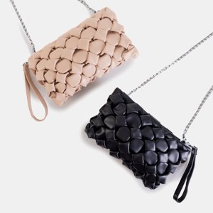 Braided Women's Handbag in Black - Accessories