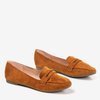 Brown Loures women's moccasins - Footwear