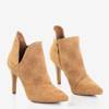 Brown ladies 'boots on a pin Cyrena - Footwear