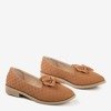 Brown loafers with Flavisa bow - Footwear 1