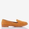 Brown loafers women's eco-suede Mossolia - Footwear 1