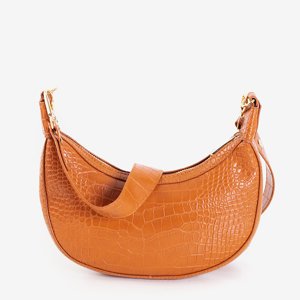 Brown shoulder bag a'la baguette - Accessories